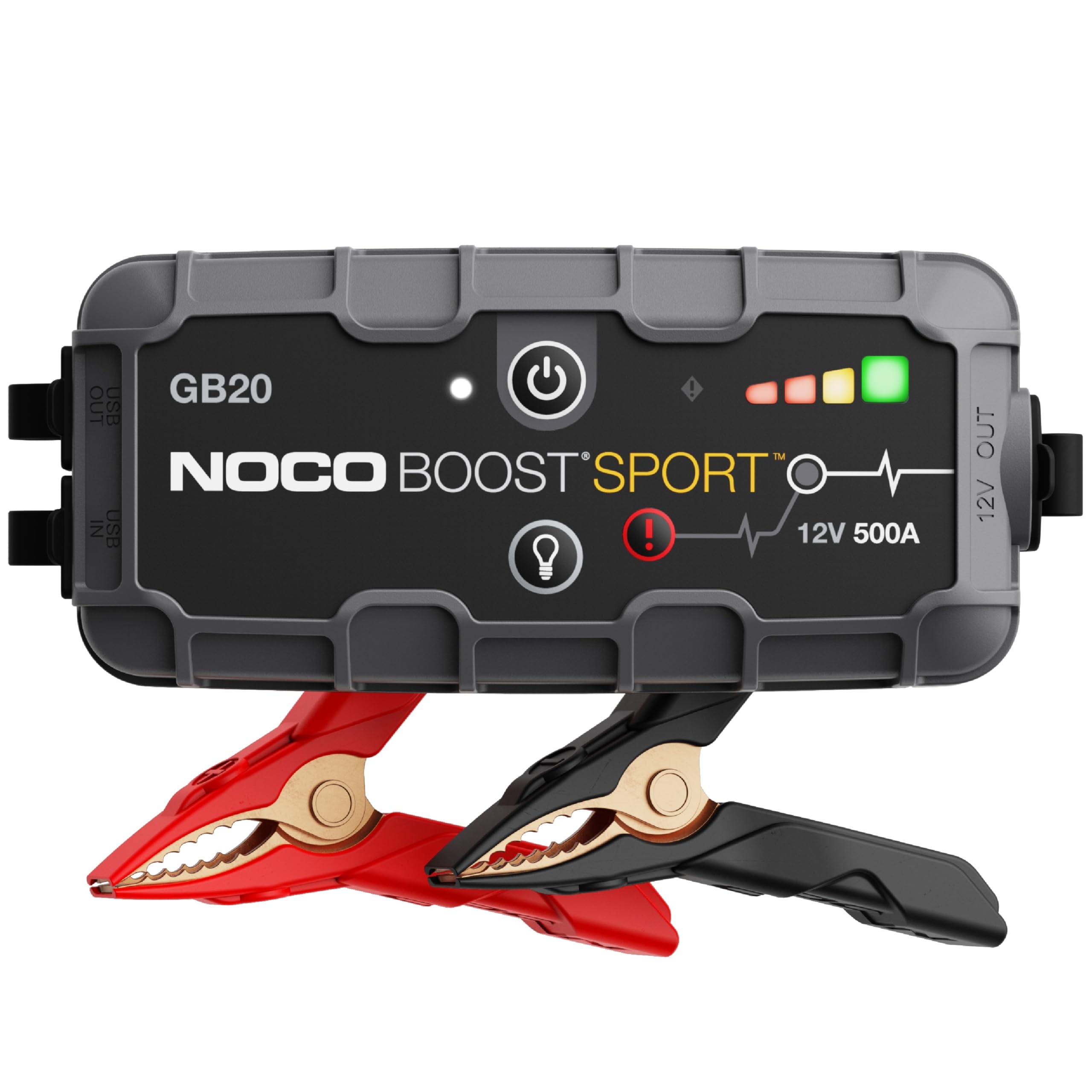 NOCO Boost GB20 500A UltraSafe Jump Starter - Portable Jump Box for |0L Gas Engines
| NOCO Boost GB20 500A Lithium Batt